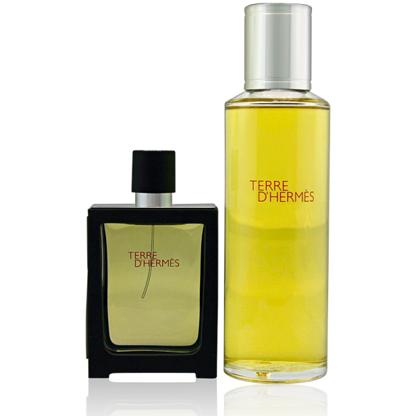 Hermès Terre d'Hermès Eau de Parfum 30ml Nachfüllbar + Eau de Parfum 125ml Nachfüllung