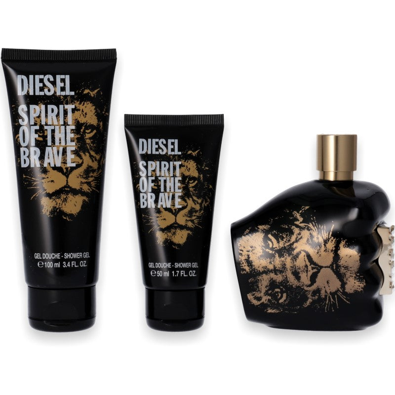 Diesel Spirit of the Brave Eau de Toilette 125ml + Shower Gel 100ml + Shower Gel 50ml