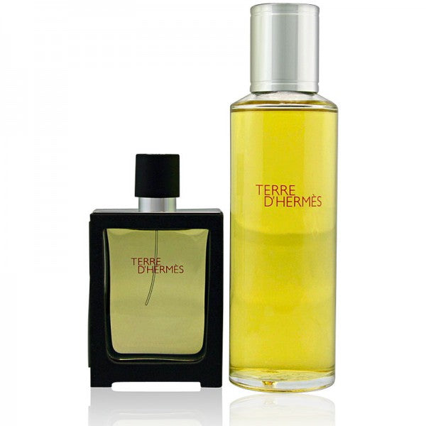 Hermès Terre d'Hermès Eau de Parfum 30ml Nachfüllbar + Eau de Parfum 125ml Refill – Produktbild